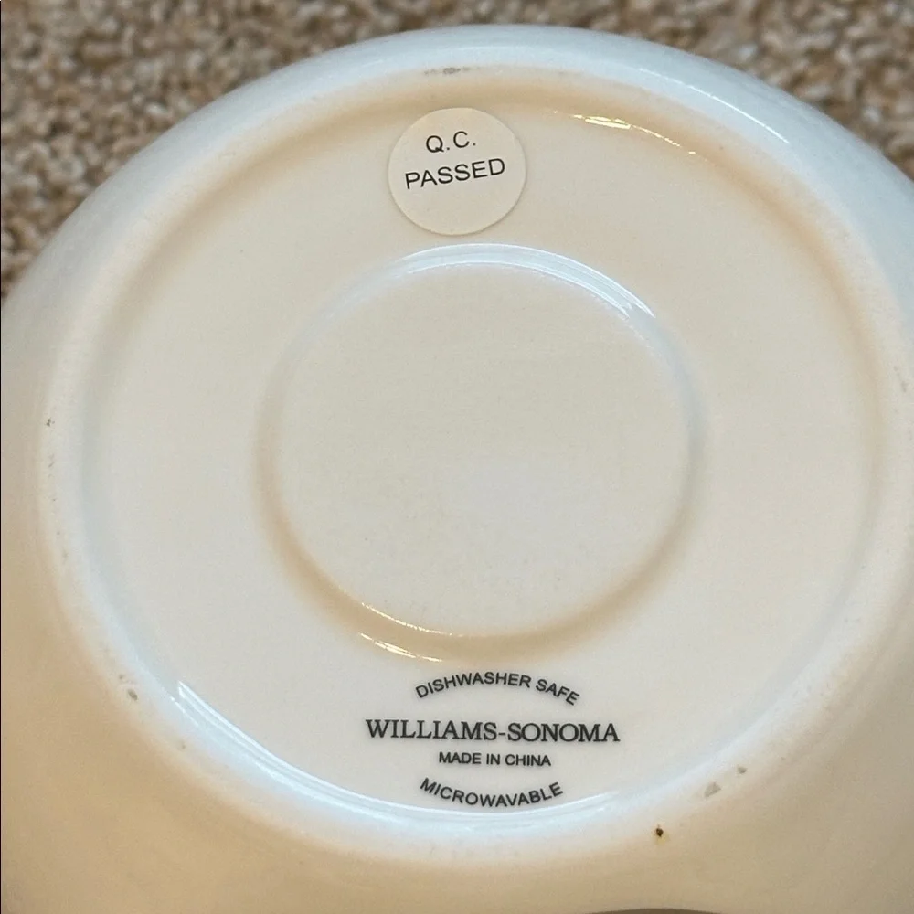 Williams-Sonoma porcelain chocolate fondue pot